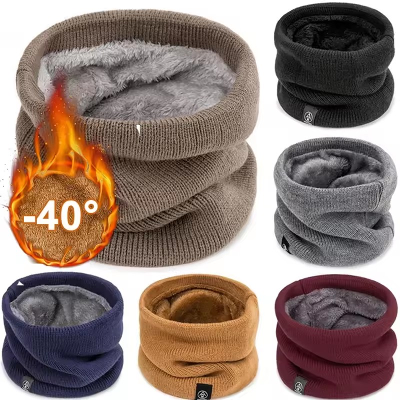 Street Fashion Gloves - 패션 소프트 니트 넥 워머 스포츠