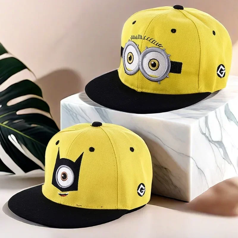 Minioned 야구 모자 재미 있은 여행 힙합 선 바 - Street Fashion Hats 리뷰 및 가격