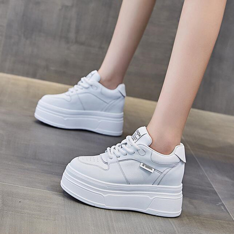 9CM 정품 가죽 새로운 브랜드 디자이너 여름 가을 플 - Chunky Sneaker Platform 리뷰 및 가격