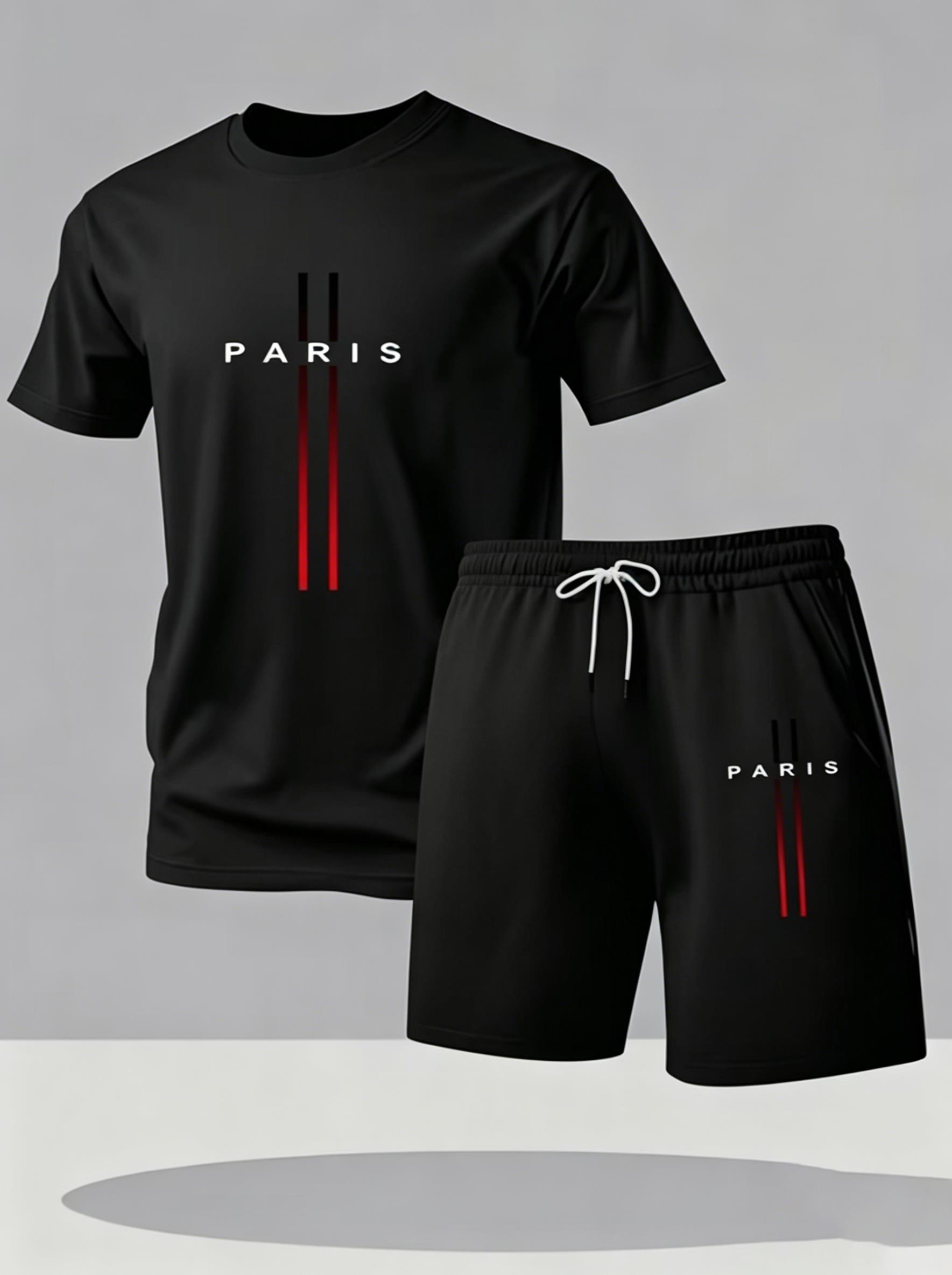 남성용 퀵 드라이 2피스 스포츠 트레이닝복 미니멀 파리 - Street Fashion In Paris 리뷰 및 가격