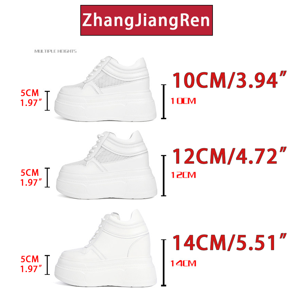 ZJR 10-14cm 청키 스니커즈 여성 플랫폼 슈즈  - Chunky Sneaker Platform 리뷰 및 가격