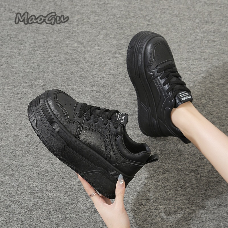 키높이 플랫폼 화이트 스니커즈 여성 레이스업 청키 솔  - Chunky Sneaker Platform 리뷰 및 가격