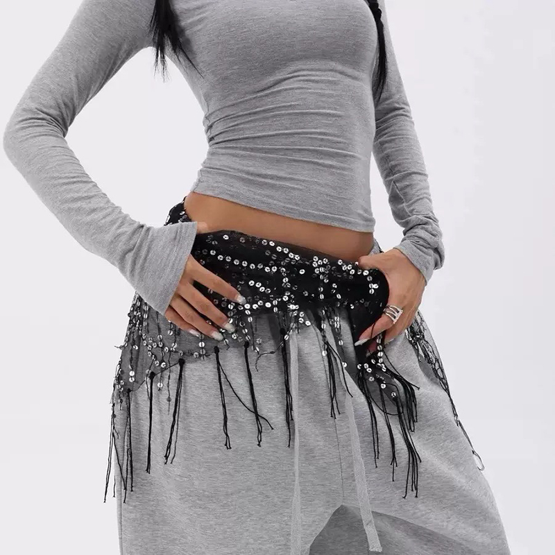 패션 스팽글 벨리댄스 벨트 태슬 재즈댄스 힙 스카프 스 - Street Fashion Thailand 리뷰 및 가격