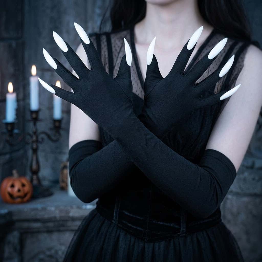 2026 문걸 Y2K 고딕 롱 고스트 클로 핸드 슬리브 - Street Fashion Gloves 리뷰 및 가격