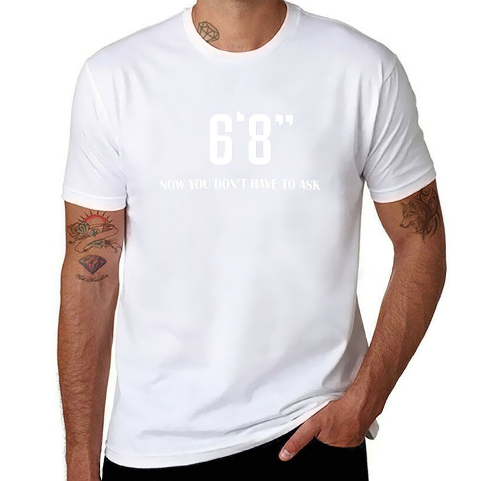 6'8인 사람들을 위한 문제 없는 상품입니다. 지금 티 - Street Fashion Now 리뷰 및 가격