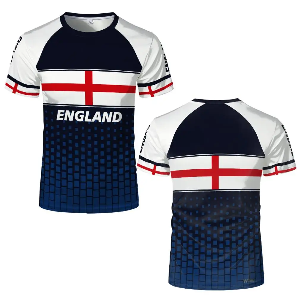 2026 뉴잉글랜드 국기 프린트 반팔 티셔츠 유니섹스  - Street Fashion England 리뷰 및 가격