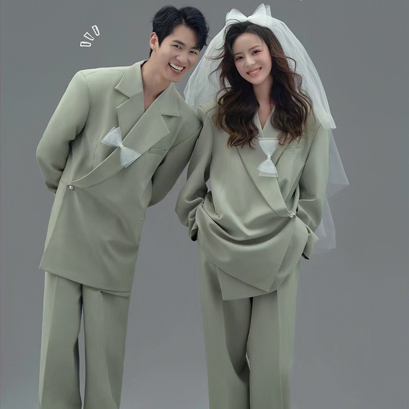 2023 새로운 패션 커플 사진 촬영 의상 웨딩 쇼 스 - Street Fashion Magazines 리뷰 및 가격