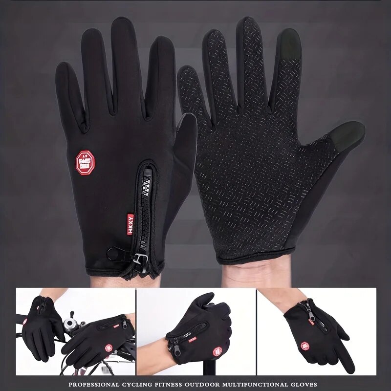 야외 사이클링 장갑, 따뜻한 자전거, 미끄럼 방지, 가 - Street Fashion Gloves 리뷰 및 가격
