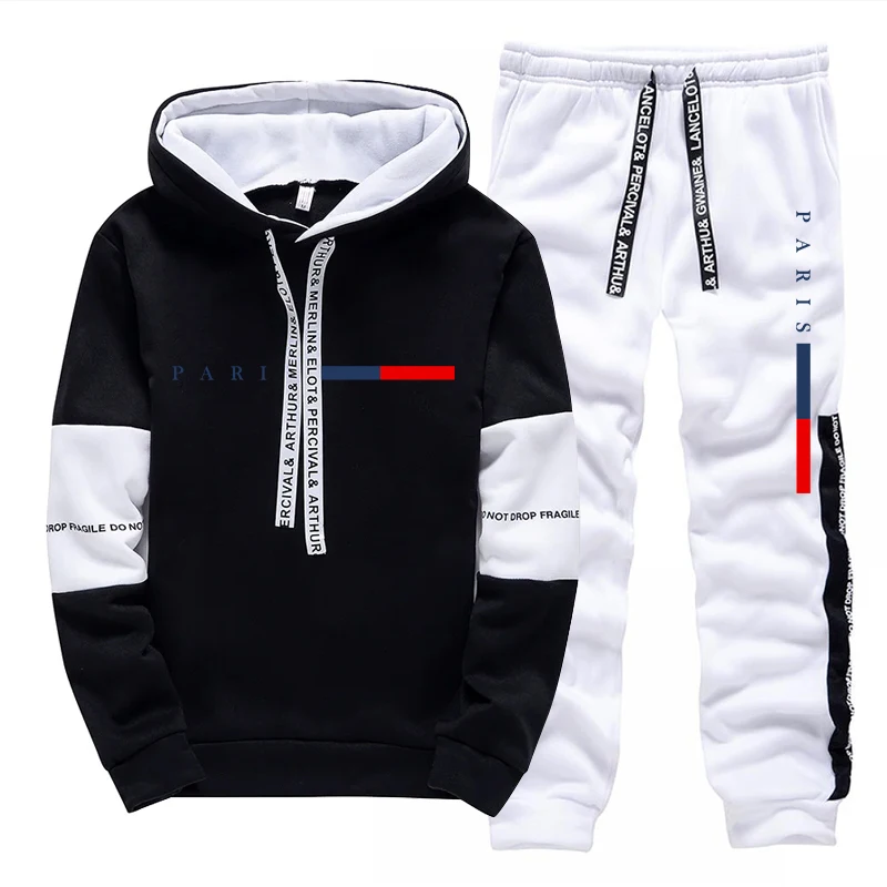 남성 세트/후드티/바지 파리 패션 가을 겨울 캐주얼 스 - Street Fashion In Paris 리뷰 및 가격