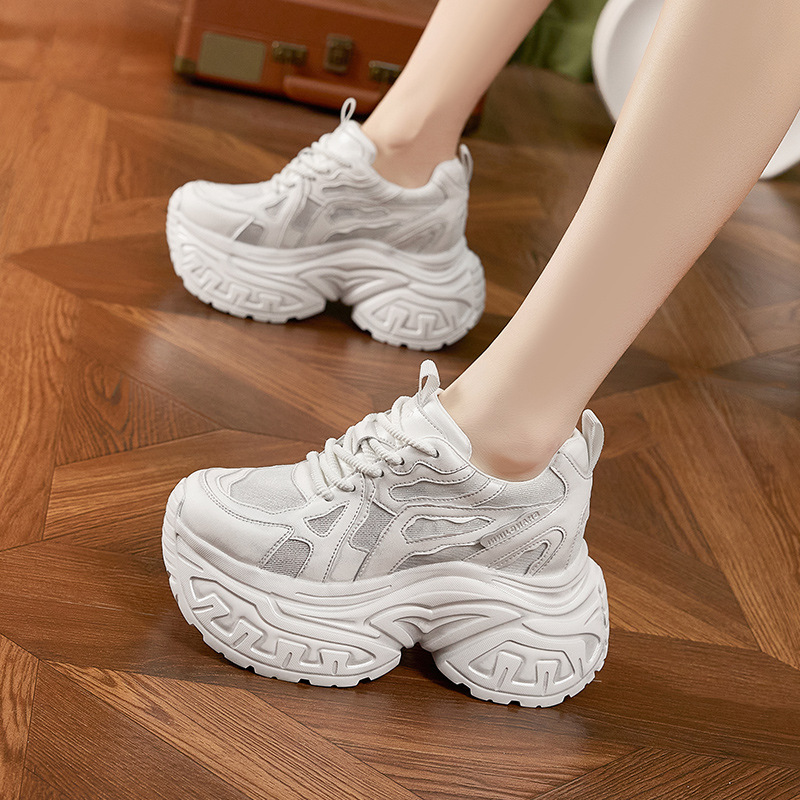 여성 패션 청키 플랫폼 스니커즈 통기성 메쉬 미끄럼 방 - Chunky Sneaker Platform 리뷰 및 가격