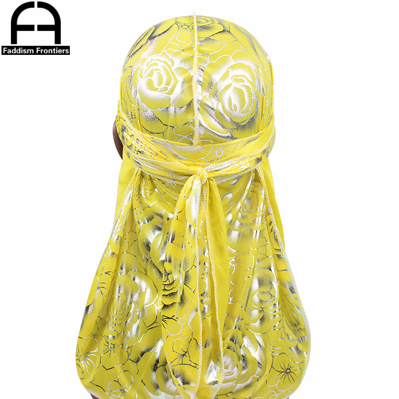 사용자 정의 남자 인쇄 실키 Durags 터 번 모자  - Street Fashion Hats 리뷰 및 가격